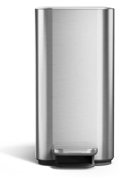 Pedálový úzký odpadkový koš Simplehuman – 5 l, kartáčovaná nerez ocel