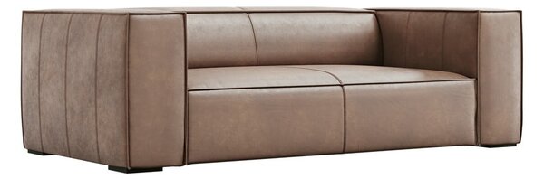 Světle hnědá kožená pohovka 212 cm Madame – Windsor & Co Sofas