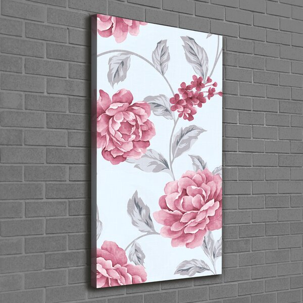 Vertikální Moderní obraz canvas na rámu Pivoňka ocv-59030871