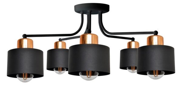 Přisazený lustr EDISON 5xE27/15W/230V