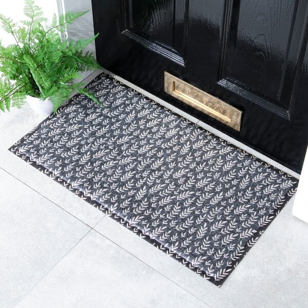 Rohožka 40x70 cm Navy Leaf – Artsy Doormats