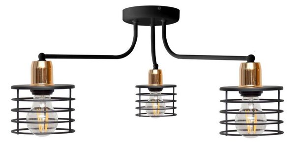 Přisazený lustr EDISON 3xE27/15W/230V