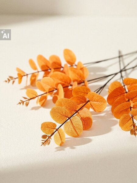 Sinsay - Dekorativní rostlina ve tvaru větvičky - oranžová