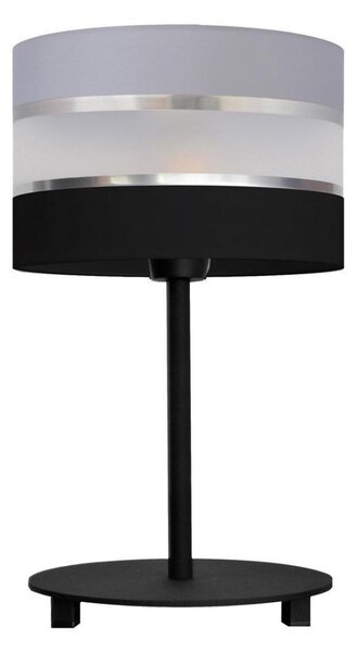 Stolní lampa HELEN 1xE27/15W/230V černá/šedá/stříbrná