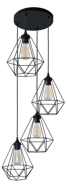 Lustr na lanku KARO 4xE27/15W/230V