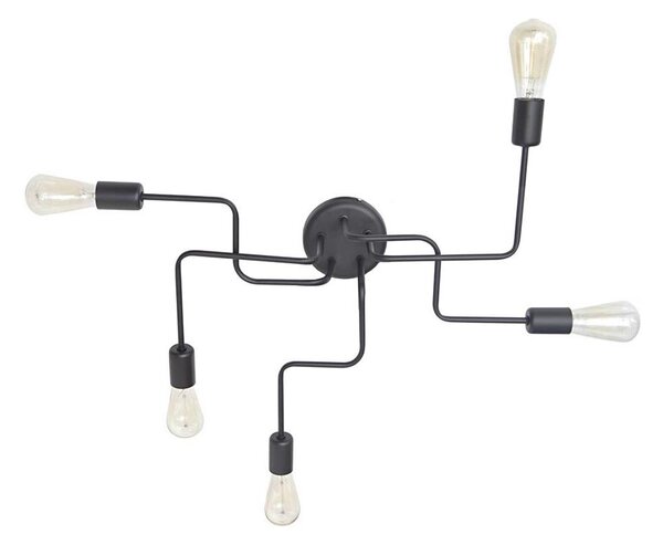 Přisazený lustr TUBE 5xE27/15W/230V