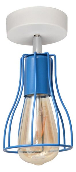 Přisazený lustr TUBE II 1xE27/15W/230V modrá