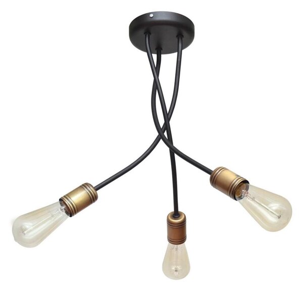 Lustr na tyči HARVARD 3xE27/15W/230V
