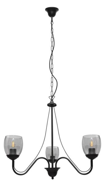 Lustr na řetězu ALLENA 3xE27/15W/230V