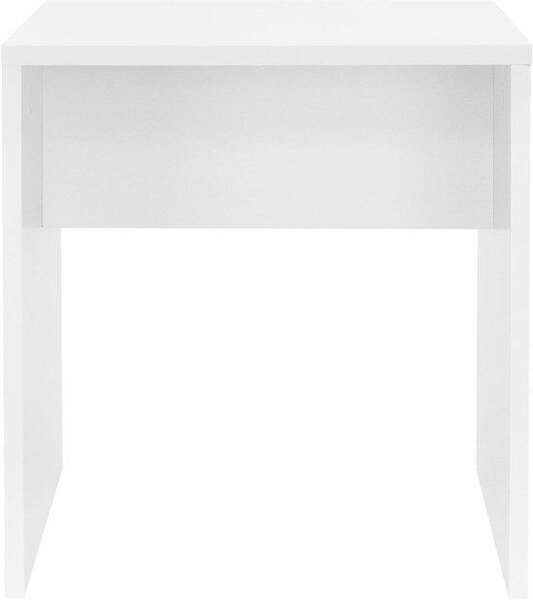 Kosmetický stolek – Krabička na kosmetiku – Pohodlné sezení – Elegantní vzhled – 40x36x41 cm – Bílá barva