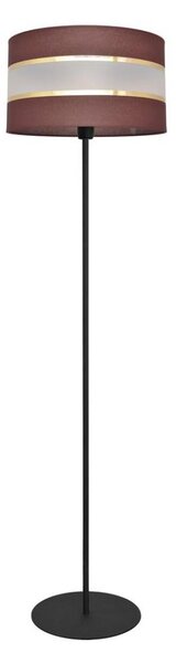 Stojací lampa HELEN 1xE27/15W/230V hnědá/černá/zlatá