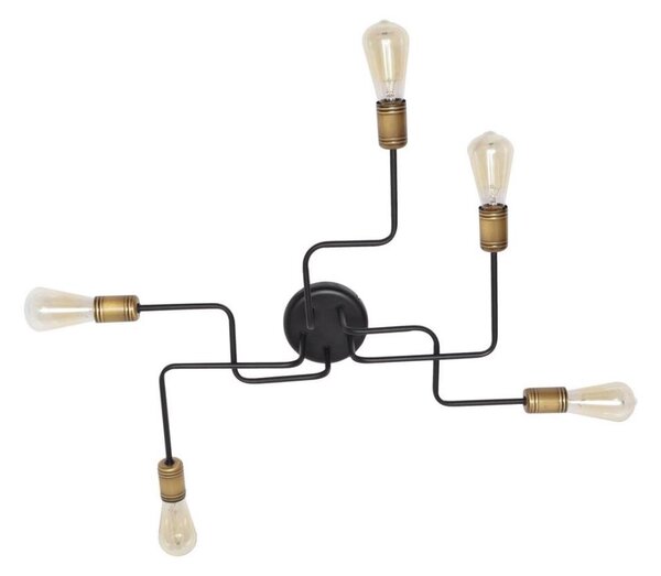 Přisazený lustr TUBE 5xE27/15W/230V