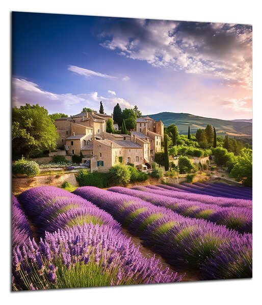 Obraz na plátně Krajina Provence , jednodílný 3763AY