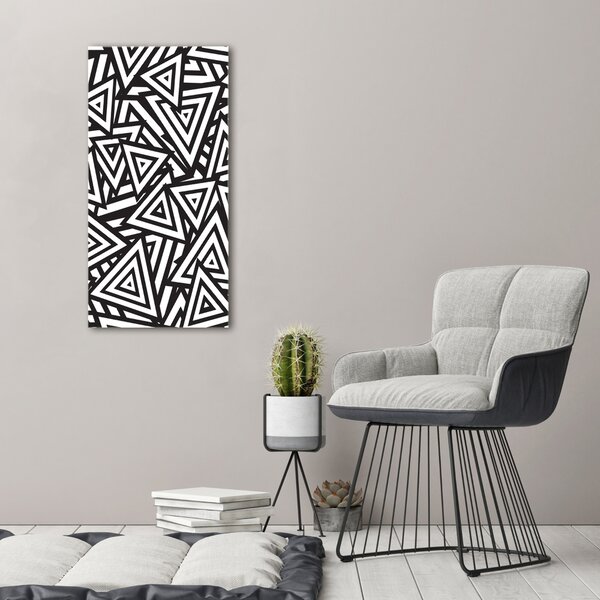 Vertikální Foto obraz canvas Trojúhelníky pozadí ocv-61261594