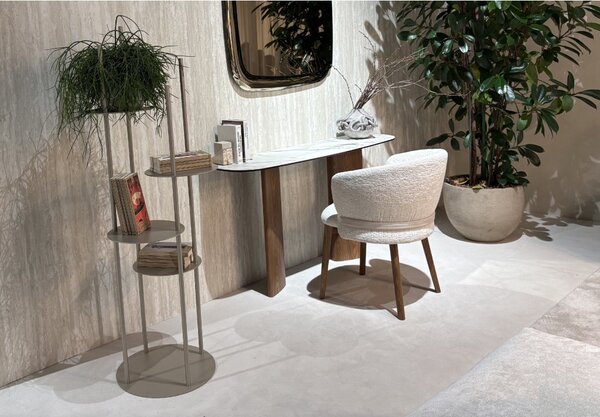 Calligaris Květinový stojan Circles, kovový, CS5107 provedení rám/struktura: Matný černý lak (kov)