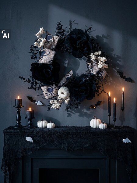 Sinsay - Dekorativní věnec s halloweenským motivem - vícebarevná