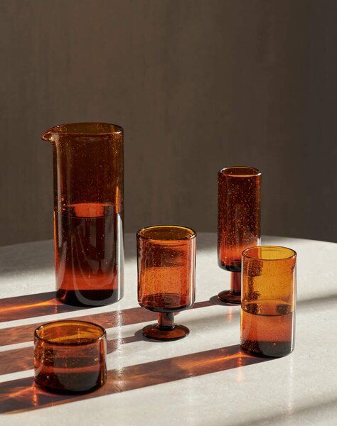 Ferm Living Zmrzlinový pohár Oli Dessert Cup, amber