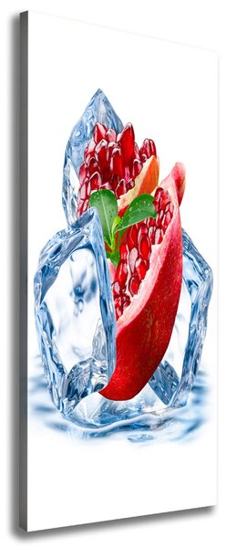 Vertikální Foto obraz canvas Granátové jablko a led ocv-62722743