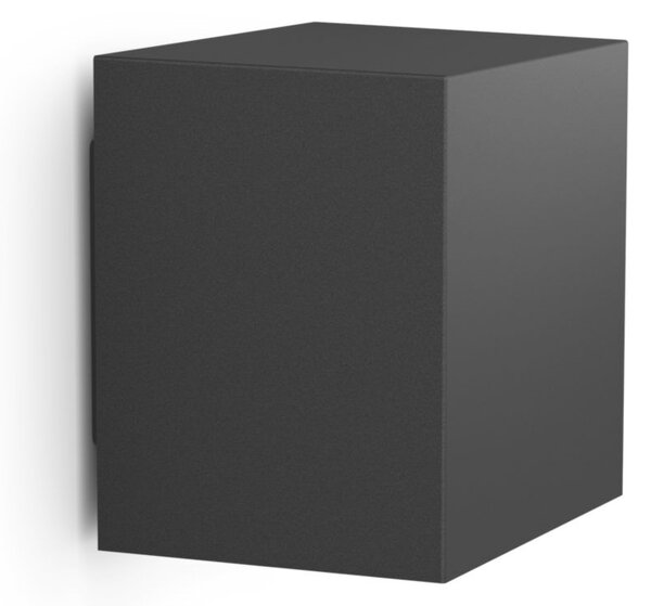 HUE WACA Resonate venkovní nástěnné LED svítidlo 8W 590lm 2000-6500K RGB IP44, černé