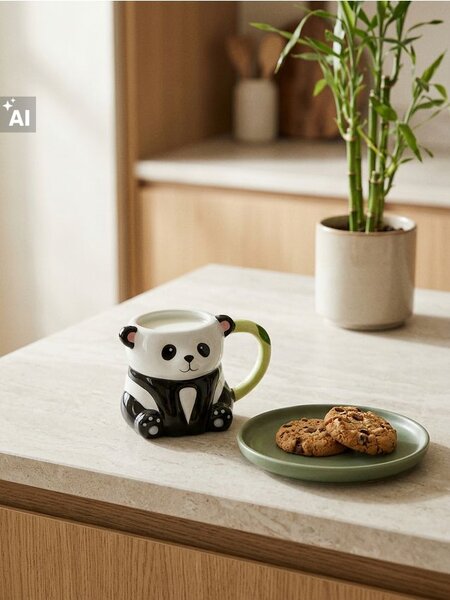 Sinsay - Hrnek ve tvaru pandy - vícebarevná