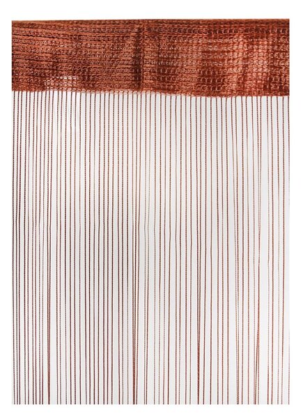 Záclona v měděné barvě 140x285 cm String – Mendola Fabrics