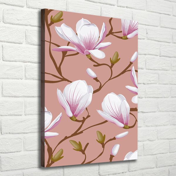 Vertikální Vertikální Foto obraz na plátně do obýváku Magnolie ocv-63798452