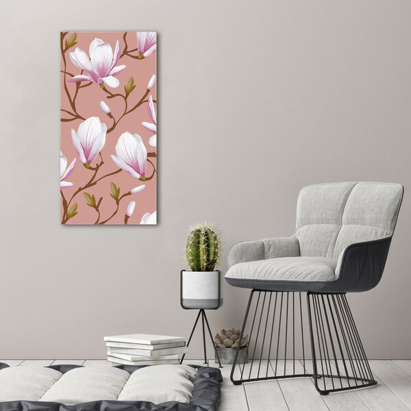 Vertikální Vertikální Foto obraz na plátně do obýváku Magnolie ocv-63798452