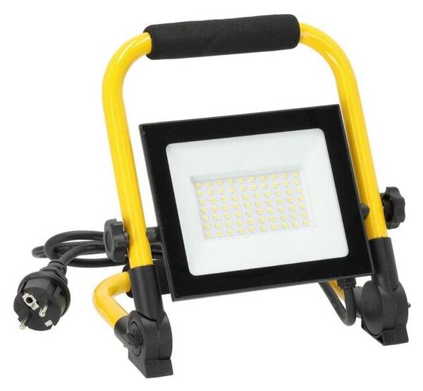 LED Přenosný reflektor TIGRA LED/50W/4000K IP54 černá/žlutá