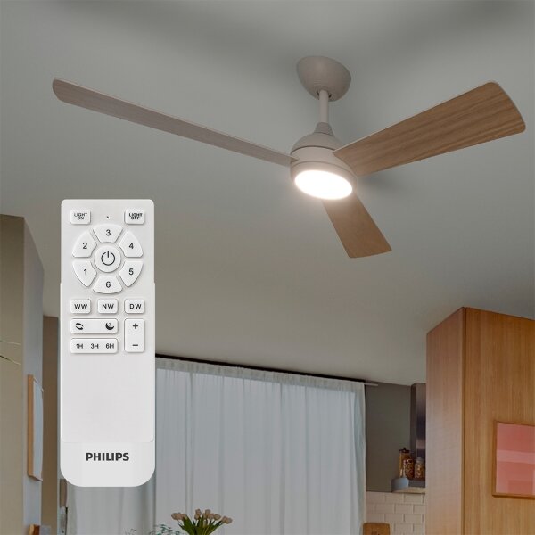 Philips - LED Stmívatelný stropní ventilátor CIVX LED/24W/230V + DO