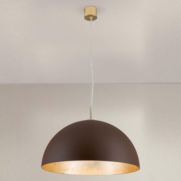 Orion HL 6-1623/1 - Lustr na lanku ELIANO 1xE27/60W/230V pr. 50 cm hnědá/zlatá