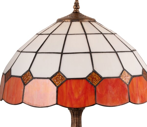 Brilagi - Tiffany vitrážová stolní lampa SIENNA 2xE27/60W/230V