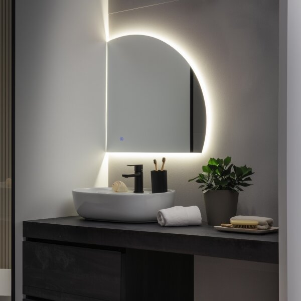 Brilagi - LED Koup. zrcadlo QUARTIERE LED/18W/230V 50x55 IP44 CRI 90 stmív. +CCT