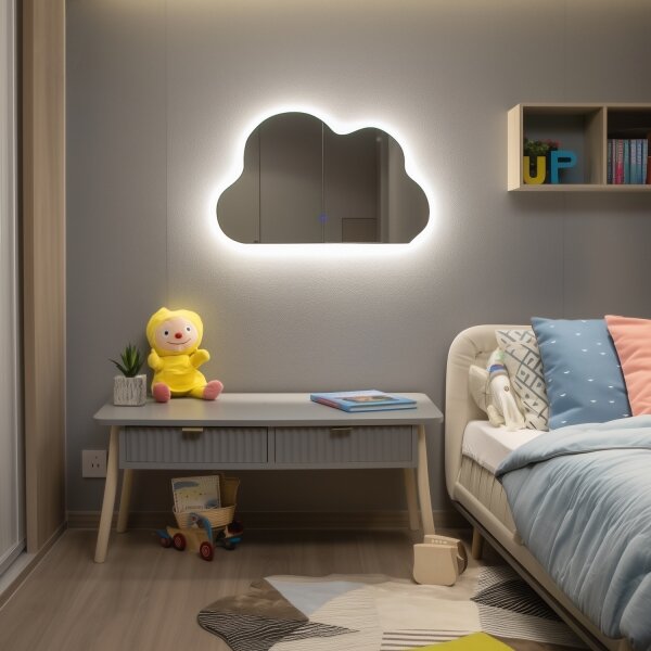 Brilagi - LED Koup. zrcadlo NUVOLA LED/19W/230V 37x60 cm IP44 CRI 90 stmív. +CCT