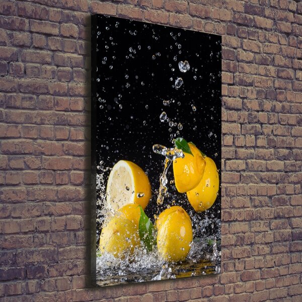 Vertikální Moderní obraz canvas na rámu Citron ocv-64818305