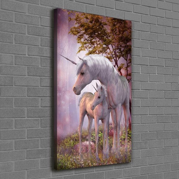 Vertikální Vertikální Foto obraz na plátně do obýváku Jednorožec ocv-64870422