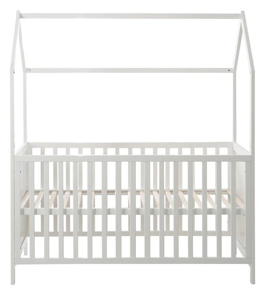 Bílá postýlka 70x140 cm – Roba