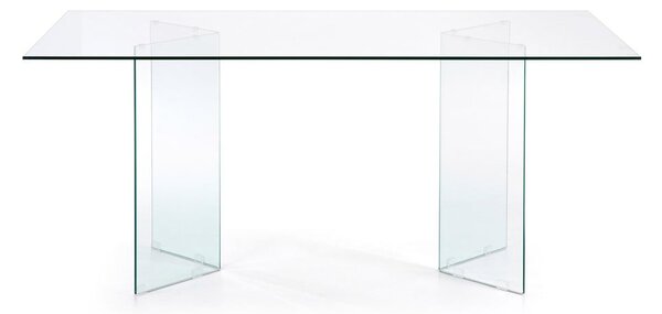 Skleněný jídelní stůl 90x180 cm Burano – Kave Home