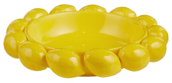 LEMON Talíř 25 cm - žlutá