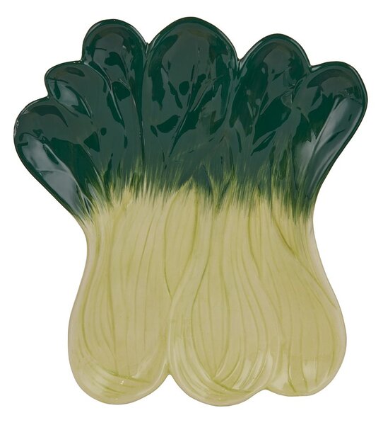 PAK CHOI Dekorační talíř 20 cm - zelená