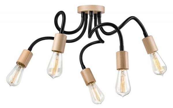 Přisazený lustr CAMERON 5xE27/60W/230V