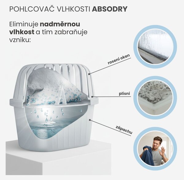 Everbrand Sweden Everbrand pohlcovač vlhkosti Absodry Mini Compact pro místnost do 35m3, 450 g
