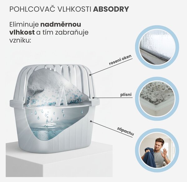Everbrand Sweden Everbrand pohlcovač vlhkosti Absodry Classic, pro místnost do 35 m3, 450 g