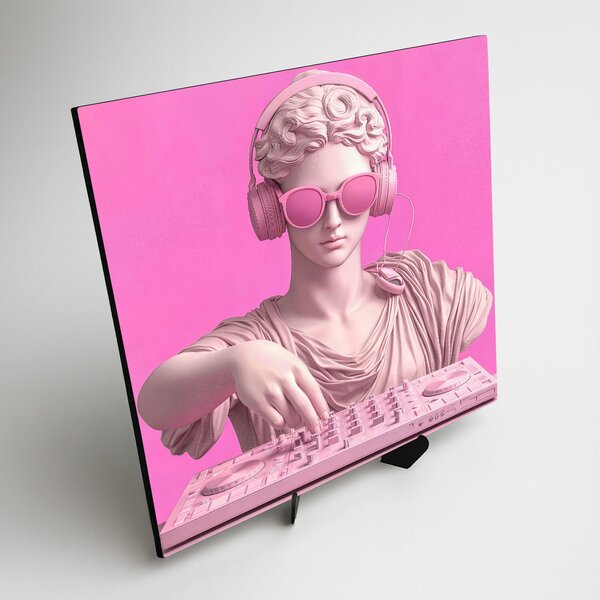 DUBLEZ | Moderní pop-art obraz - DJ Socha | UV tisk, Premium