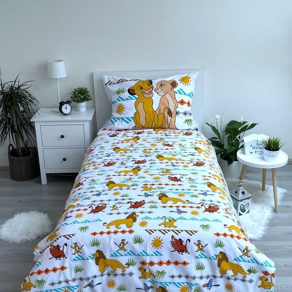 Jerry Fabrics Povlečení Lví král - 140 x 200 cm / 70 x 90 cm