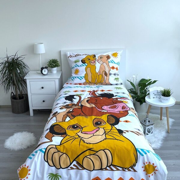 Jerry Fabrics Povlečení Lví král - 140 x 200 cm / 70 x 90 cm