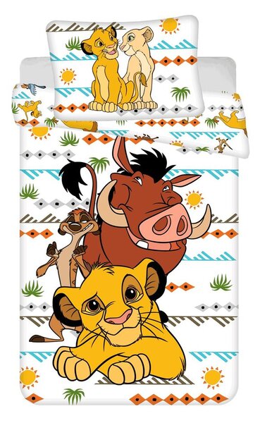 Jerry Fabrics Povlečení Lví král - 140 x 200 cm / 70 x 90 cm