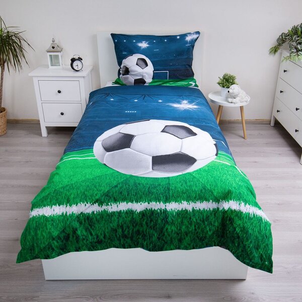 Jerry Fabrics Povlečení Fotbalový stadion - 140 x 200 cm / 70 x 90 cm