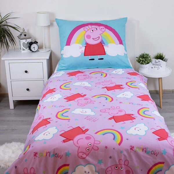 Jerry Fabrics Povlečení Prasátko Peppa - Prasátko Peppa | 140 x 200 cm / 70 x 90 cm