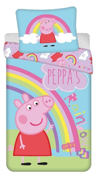 Jerry Fabrics Povlečení Prasátko Peppa - Prasátko Peppa | 140 x 200 cm / 70 x 90 cm