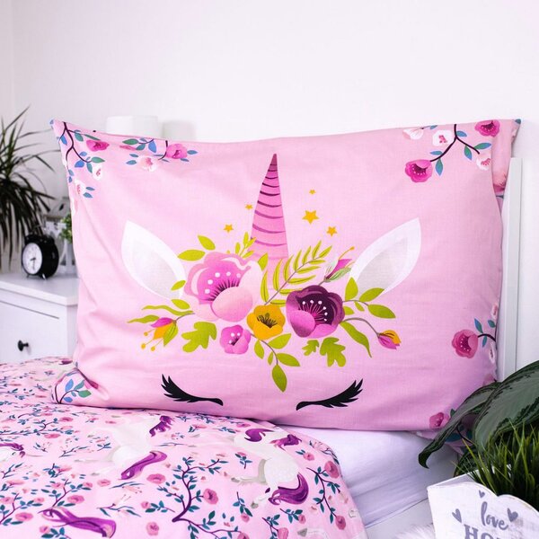 Jerry Fabrics Povlečení Jednorožec - Jednorožec | 140 x 200 cm / 70 x 90 cm